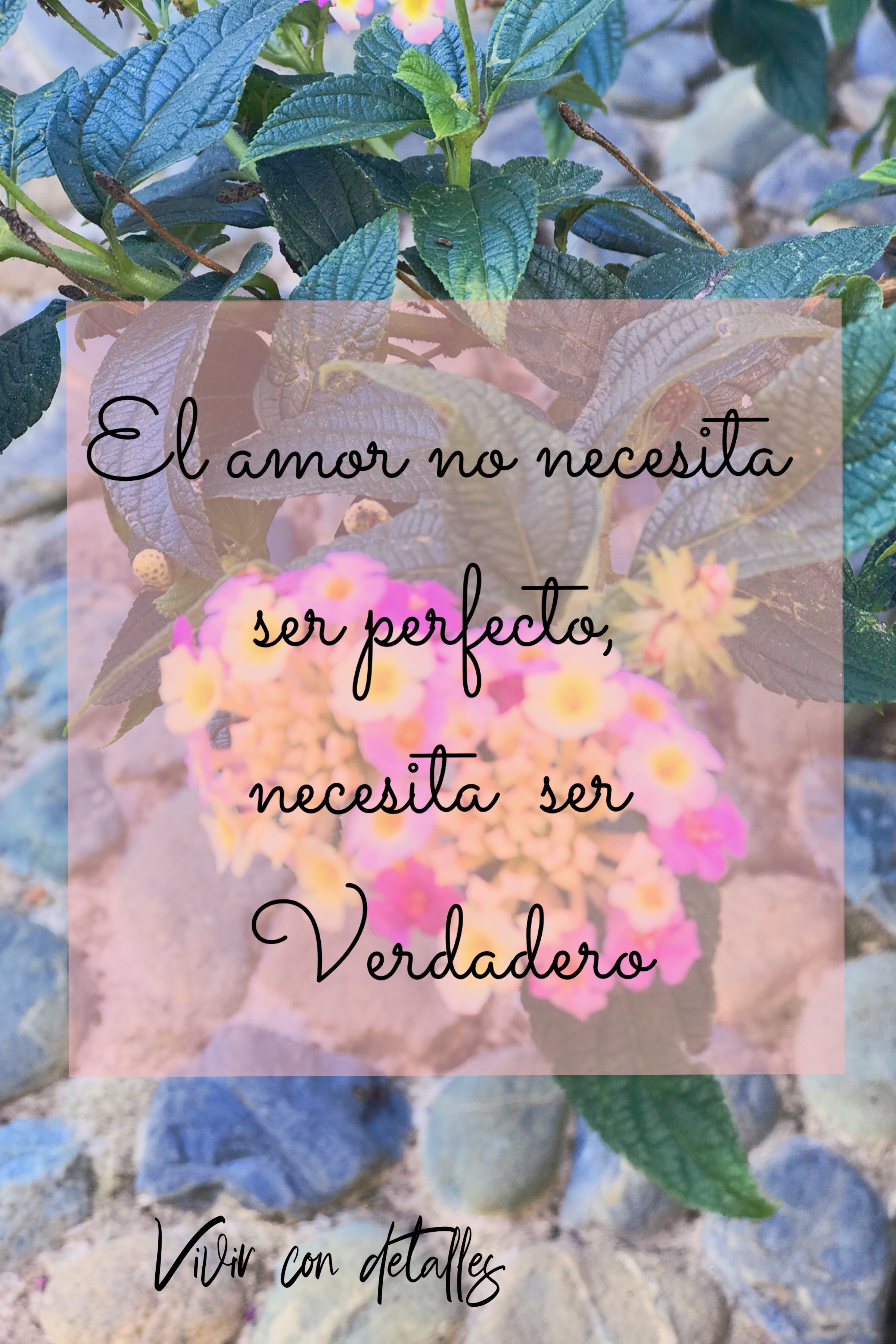 El amor no necesita ser perfecto – Vivir con detalles